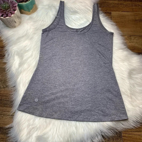 Lululemon Heathered Gray Tank - Picture 4 of 5